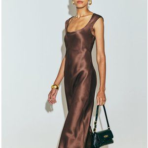 Reformation Hendrix Dress - Cafe